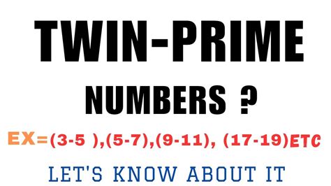 twin prime number in hindi|Prime numbers (Hindi) (video) .